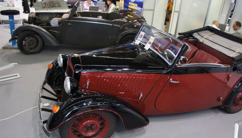 Automechanika 2014Restaureringsstanden hadde en DKW slik utgangspunktet kan være og slik resultatet kan bli. Foto: Jon Winding-Sørensen