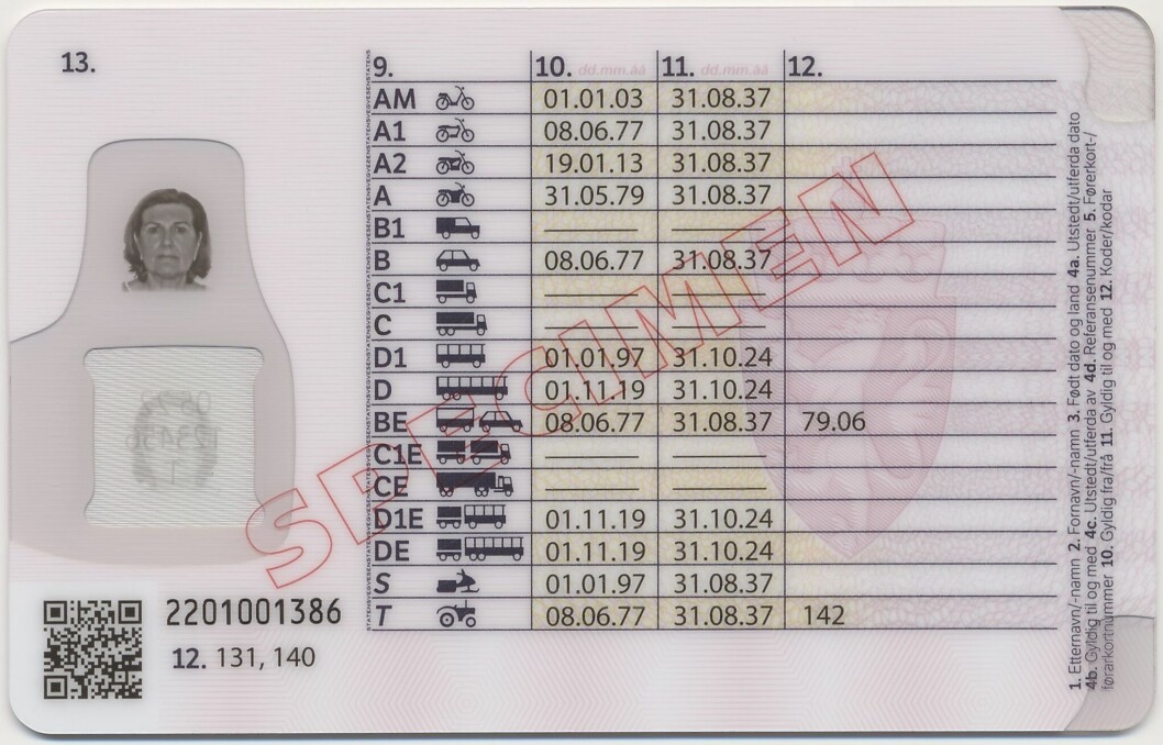 Nytt førerkort fra 1/9-2022