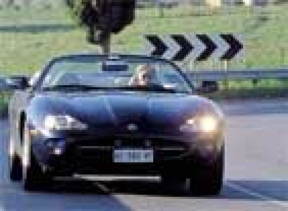 Jaguar XK8 Convertible på Targa Florio