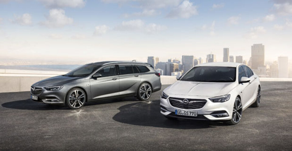 Her er prisene på nye Opel Insignia