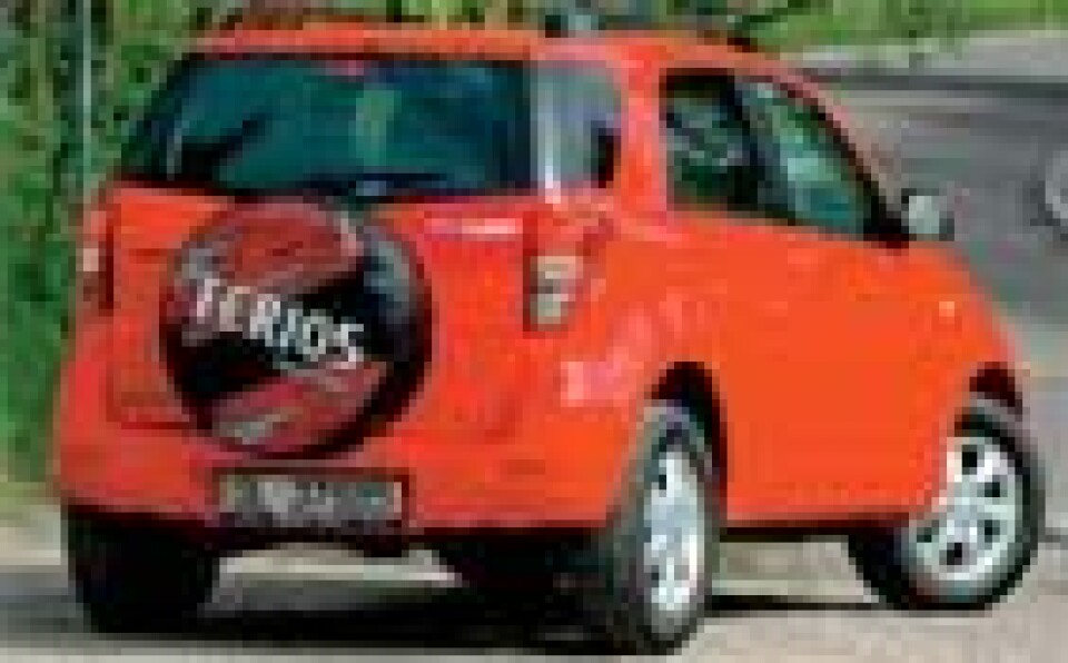 Sirion 4WD og Terios: Taktskifte fra Daihatsu