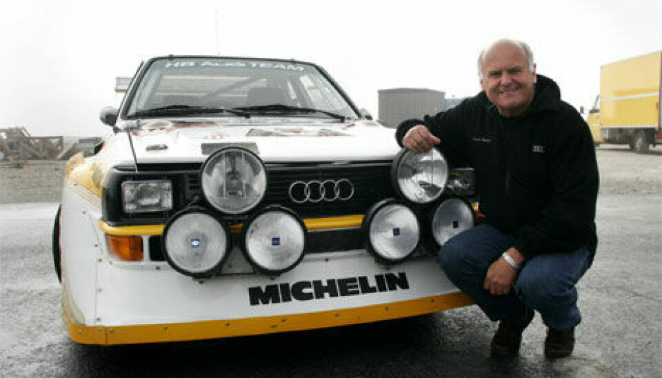 RS4-lansering på Gotland RingStig Blomqvist ble verdensmester i rally for Audi