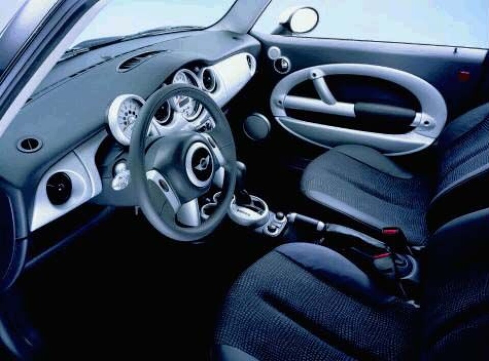 Mini Cooper interiør