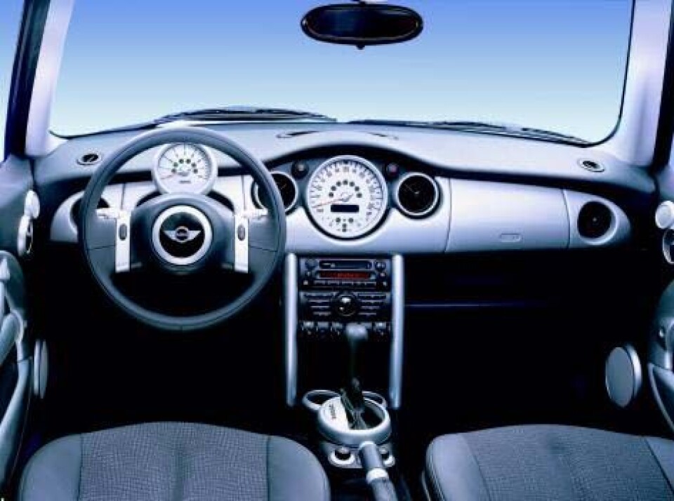 Mini Cooper interiør