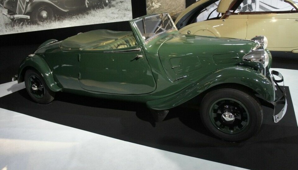 Paris 2014: Bil og moteCitroën Traction Avant fra 1934 med karosseri fra Jean Daninos, han som senere bygget Facel Vega.