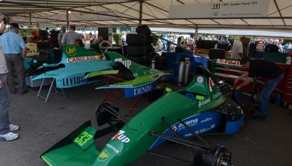 Goodwood Festival of Speed 20121991-modell Jordan-Ford 191 Goodwood Festival of Speed 20121991-modell Jordan-Ford 191