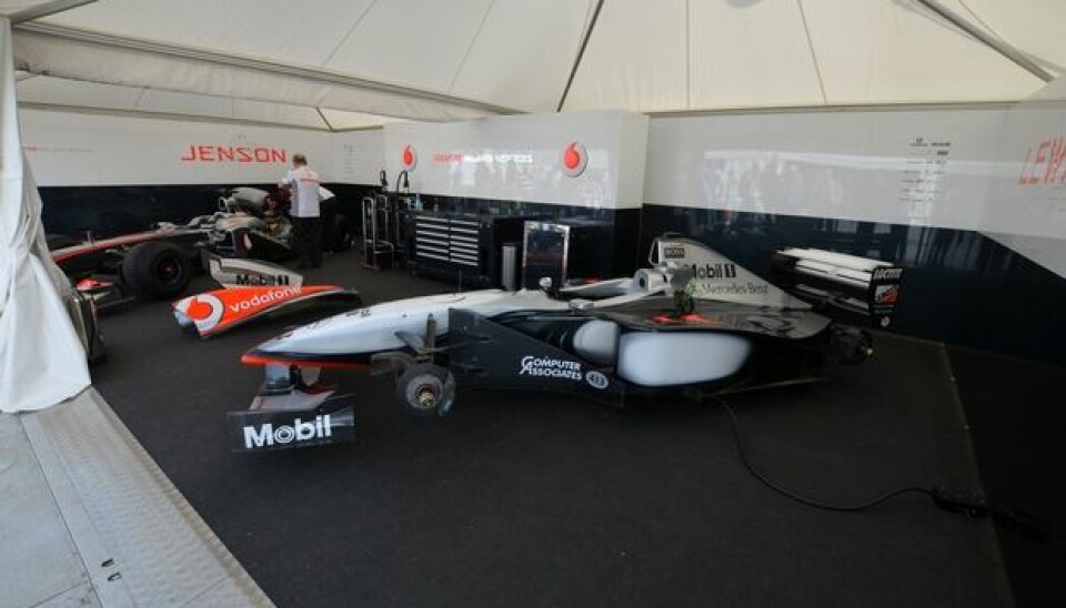 Goodwood Festival of Speed 2012Bilene til Jenson Button og Lewis Hamilton i McLaren Mercedes-teamet skulle også få kjørt seg litt.