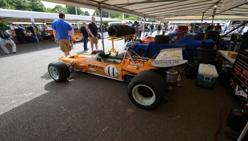 Goodwood Festival of Speed 20121970-modell McLaren M14A Goodwood Festival of Speed 20121970-modell McLaren M14A