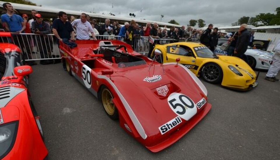 Goodwood Festival of Speed 2012Ferrari 712 Can-Am, som tidligere ble kjørt av Mario Andretti. Goodwood Festival of Speed 2012Ferrari 712 Can-Am, som tidligere ble kjørt av Mario Andretti.