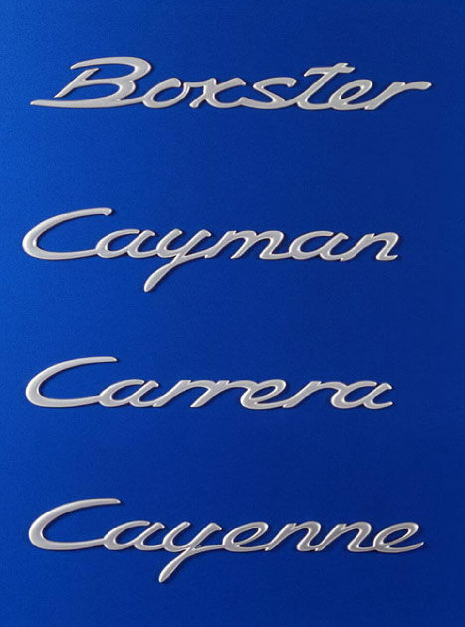 Slik blir Porsches modellutvalg når Cayman er lansertSlik blir Porsches modellutvalg når Cayman er lansert