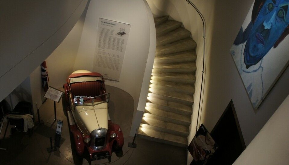 Museum Art & CarsÅrets tema var Jaguar, så da var det jo naturlig å starte med første forsøk allerede i resepsjonen. En Swallow, bygget på en Austin Seven, i 1929 Foto: Jon Winding-Sørensen Museum Art & CarsÅrets tema var Jaguar, så da var det jo naturlig å starte med første forsøk allerede i resepsjonen. En Swallow, bygget på en Austin Seven, i 1929 Foto: Jon Winding-Sørensen