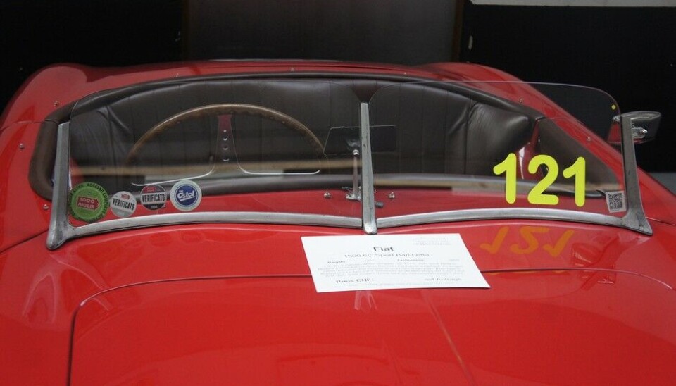Galleri ToffenOg så, plutselig, den første juvelen. En ganske vanlig 1938 Fiat 1500 6C. Men ikke så vanlig med et nydelig etterkrigskarosseri fra Rada i Modena. Foto: Jon Winding-Sørensen Galleri ToffenOg så, plutselig, den første juvelen. En ganske vanlig 1938 Fiat 1500 6C. Men ikke så vanlig med et nydelig etterkrigskarosseri fra Rada i Modena. Foto: Jon Winding-Sørensen