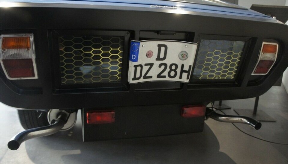 Museum Art & CarsEn underlig en. Den klassiske karosseriprodusenten Owen ville plutselig bygge en serie Lamborghini Espada-lignende spesialmodeller på XJ6. Det ble med tre eksemplarer. Dette karosseriet er fra 1982 og ble bygget på en bil fra 1972. Foto: Jon Winding-Sørensen Museum Art & CarsEn underlig en. Den klassiske karosseriprodusenten Owen ville plutselig bygge en serie Lamborghini Espada-lignende spesialmodeller på XJ6. Det ble med tre eksemplarer. Dette karosseriet er fra 1982 og ble bygget på en bil fra 1972. Foto: Jon Winding-Sørensen