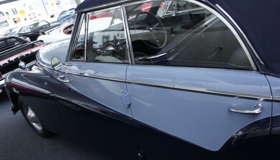 Galleri ToffenHotchkiss er seriøs, fransk, konservativ luksus. Her en Anjou fra 1950, med sveitsisk karosseri: Worblaufen. Foto: Jon Winding-Sørensen