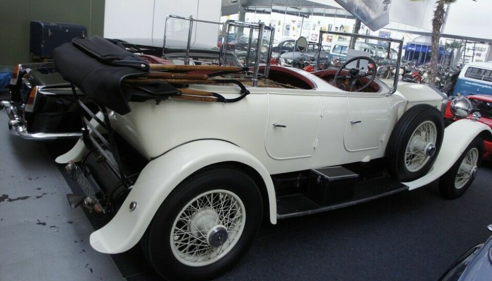 Galleri ToffenDette er en av de mange Rollsene, her en Phantom I fra 1925, som har fått sitt opprinnelige limousine-karosseri skiftet ut med noe mer sportslig. Dette kommer fra Park Ward. Foto: Jon Winding-Sørensen