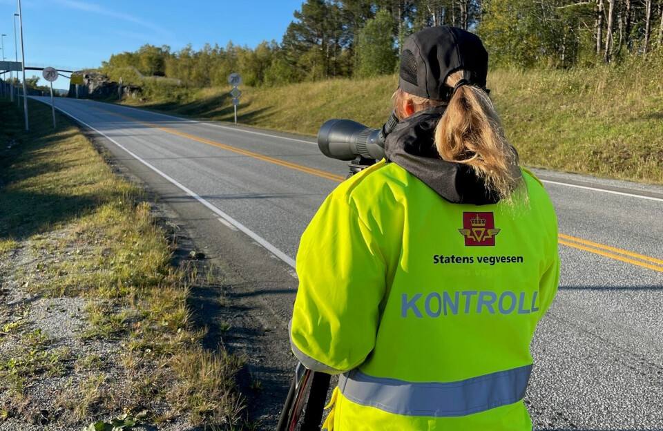 Statens vegvesen utfører jevnlig kontroller langs veiene