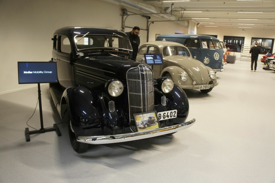 Her startet det hele. Dodgen ble satt sammen på Strømmen, men solgt gjennom Kolberg, Caspary-eide Strømmen Auto som etterhånden morfet til Harald A. Møller A/S.