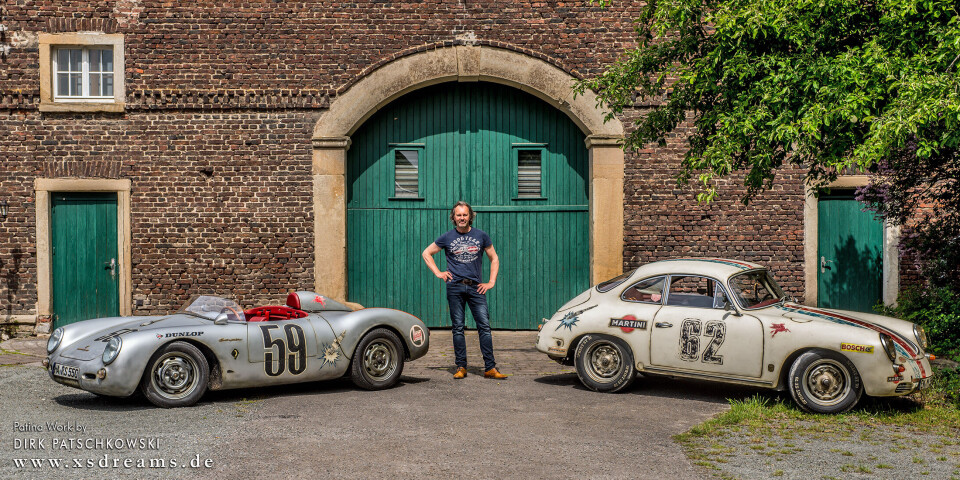 Dirk Patschkowski med to av sine Limited Legends