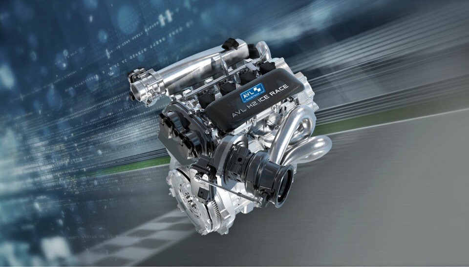 AVL racingmotor på hydrogen