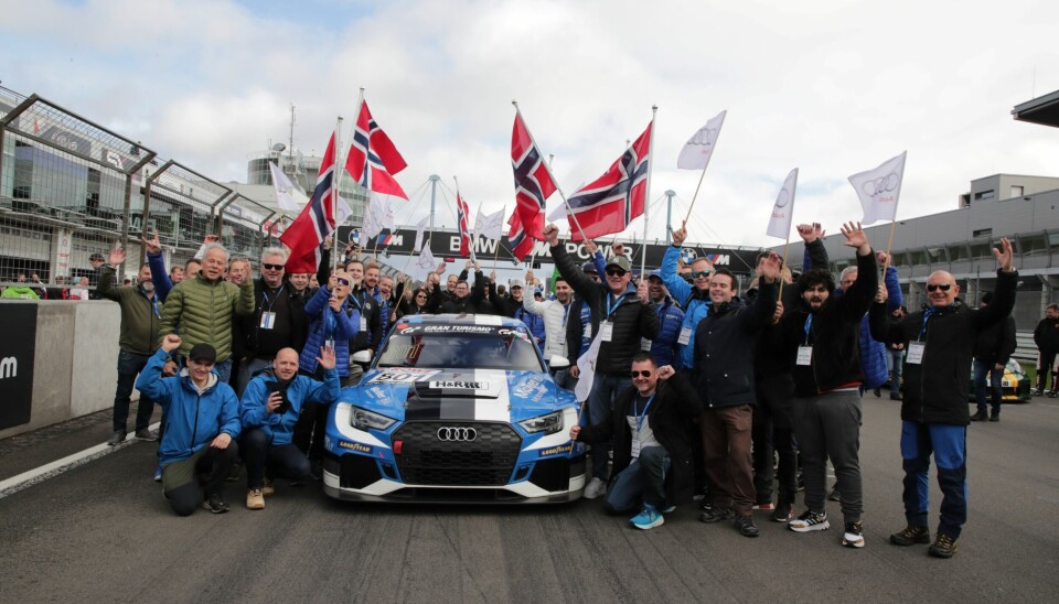 Møller Bil Motorsport med teamets Audi RS3 LMS Møller Bil Motorsport med teamets Audi RS3 LMS