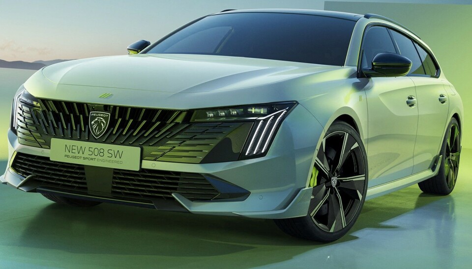 Første glimt av ny Peugeot 508
