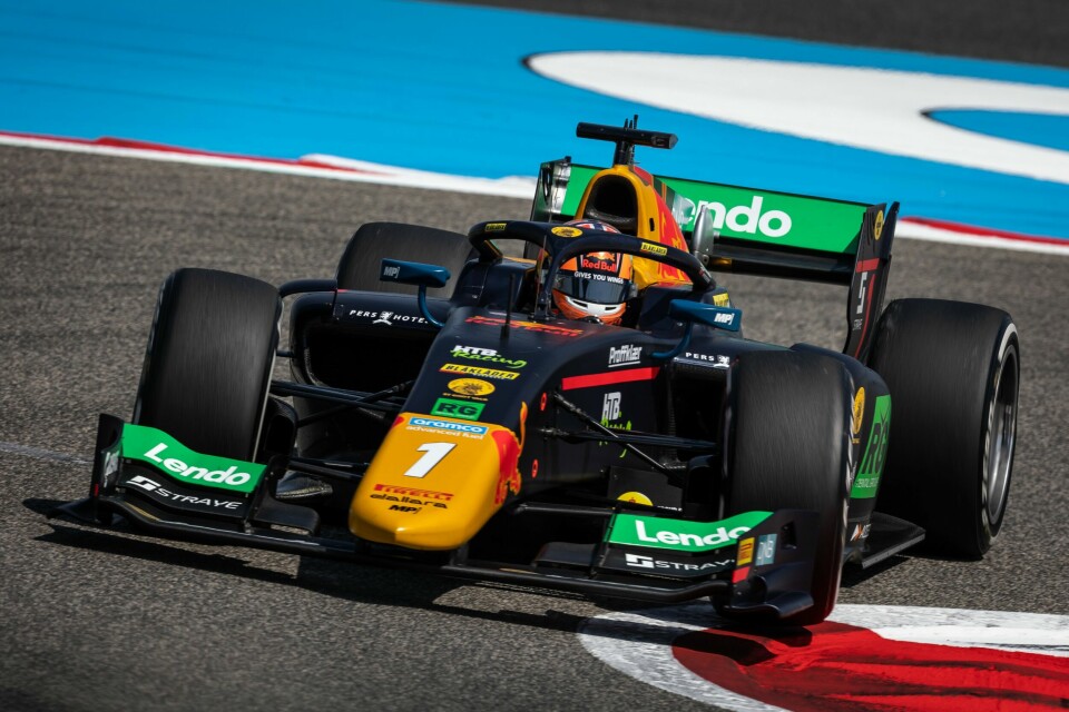 Dennis Hauger #1 MP Motorsport, during Round one of the FIA Formula 2 Championship at Bahrain International Circuit, on March 02 - 05, 2023. // Dutch Photo Agency / Red Bull Content Pool // SI202303040216 // Usage for editorial use only //