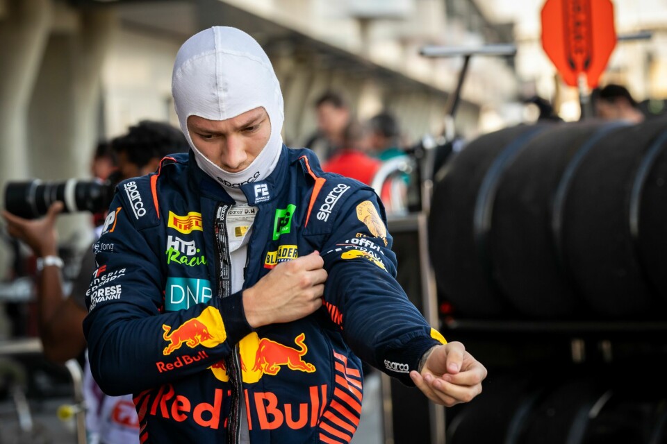 Dennis Hauger #1 MP Motorsport, during the pre-season testing of the FIA Formula 2 Championship at Bahrain International Circuit, on Februari 14 - 16, 2023. // Dutch Photo Agency / Red Bull Content Pool // SI202303040295 // Usage for editorial use only //