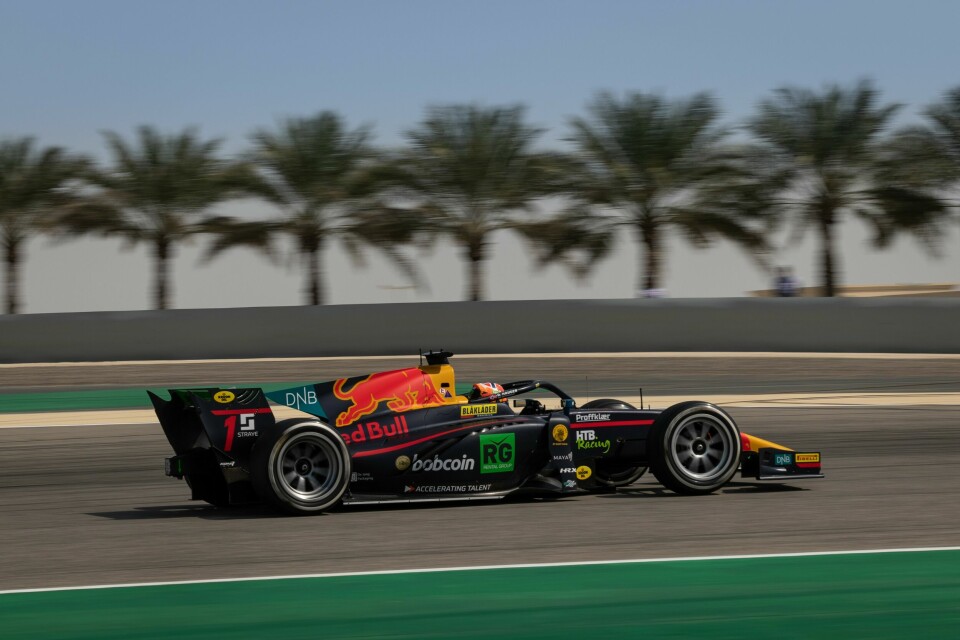 Dennis Hauger #1 MP Motorsport, during Round one of the FIA Formula 2 Championship at Bahrain International Circuit, on March 02 - 05, 2023. // Dutch Photo Agency / Red Bull Content Pool // SI202303050151 // Usage for editorial use only //