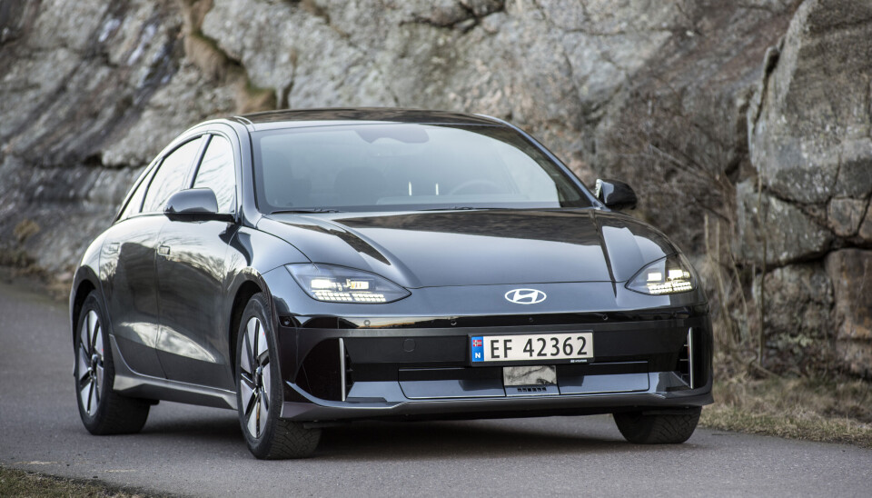 Hyundai håper å selge 2800 Ioniq 6 i år. (Foto: Øivind Skar) Hyundai håper å selge 2800 Ioniq 6 i år. (Foto: Øivind Skar)