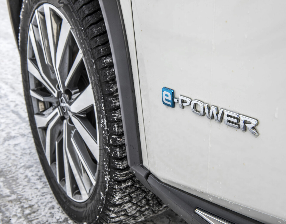 Nissan X-Trail: e-Power betyr hybrid uten lademuligheter. (Foto: Øivind Skar)