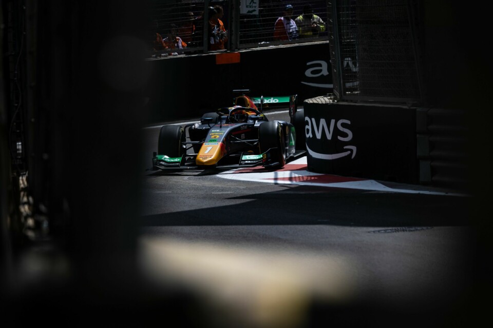 Dennis Hauger #1 MP Motorsport, during Round four of the FIA Formula 2 Championship at Baku City Circuit, on April 27-30 2023, Azerbaijan. // Dutch Photo Agency / Red Bull Content Pool // SI202304283445 // Usage for editorial use only //