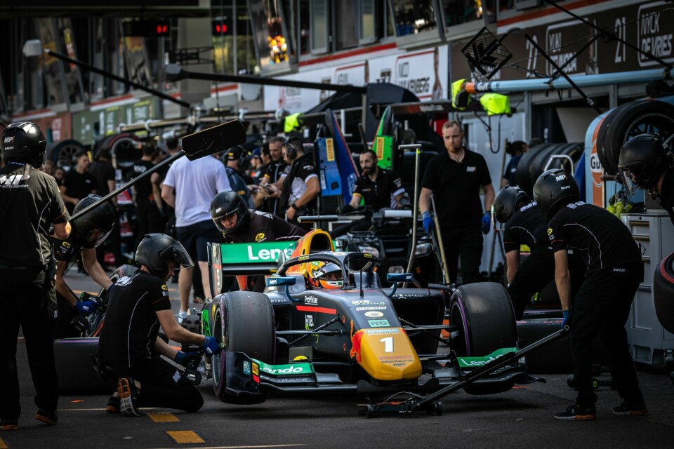 Dennis Hauger #1 MP Motorsport, during round four of the FIA Formula 2 Championship at Circuit de Monaco, on May 25 - 29, 2023. // Dutch Photo Agency / Red Bull Content Pool // SI202305251188 // Usage for editorial use only //