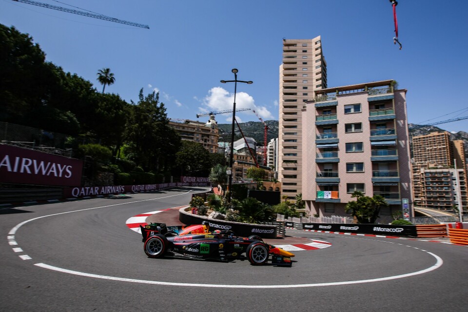 Dennis Hauger #1 MP Motorsport, during round four of the FIA Formula 2 Championship at Circuit de Monaco, on May 25 - 29, 2023. // Dutch Photo Agency / Red Bull Content Pool // SI202305251202 // Usage for editorial use only //