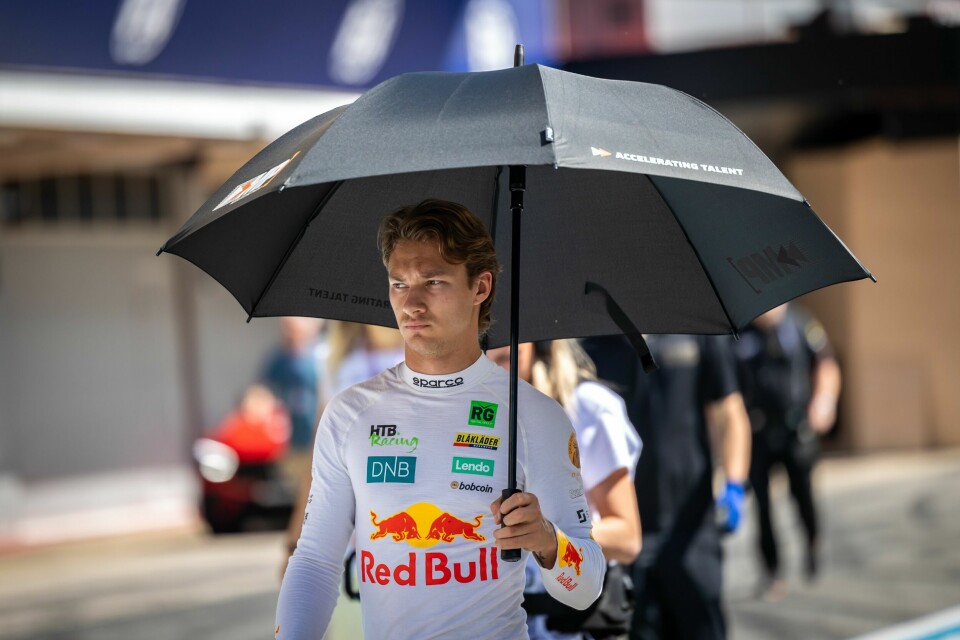 Dennis Hauger #1 MP Motorsport, during round seven of the FIA Formula 2 Championship at Circuit de Barcelona-Catalunya, on Jun 2-4, 2023. // Dutch Photo Agency / Red Bull Content Pool // SI202306020870 // Usage for editorial use only //