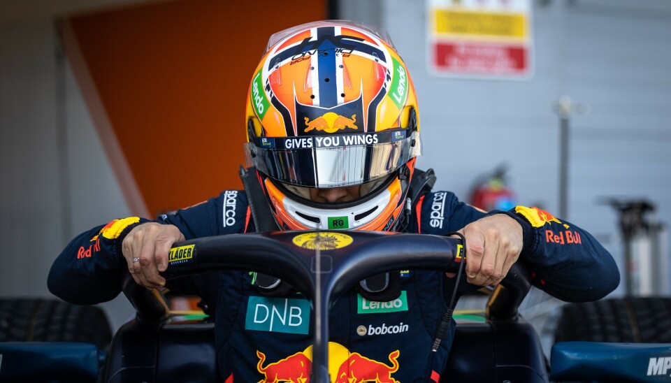 Dennis Hauger på Silverstone Dennis Hauger på Silverstone