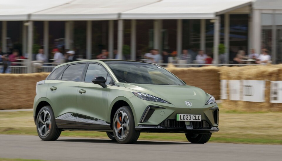 MG4 EV XPower på Goodwood MG4 EV XPower på Goodwood