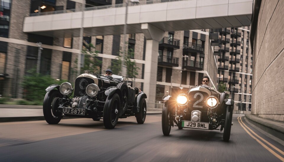 Bentley Blower Junior og originalen Bentley Blower Junior og originalen