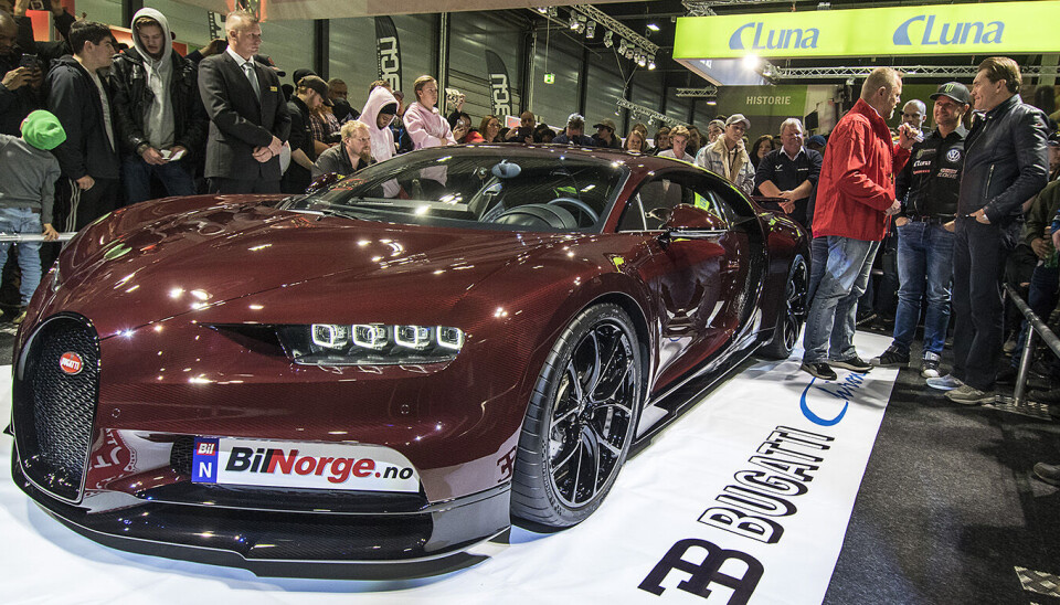 Arne Fredly stilte på Oslo Motor Show med Bugatti Chiron i 2017. Arne Fredly stilte på Oslo Motor Show med Bugatti Chiron i 2017.