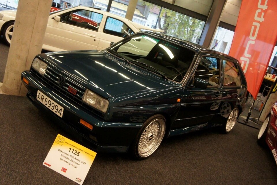 VW Golf Rallye 1989.