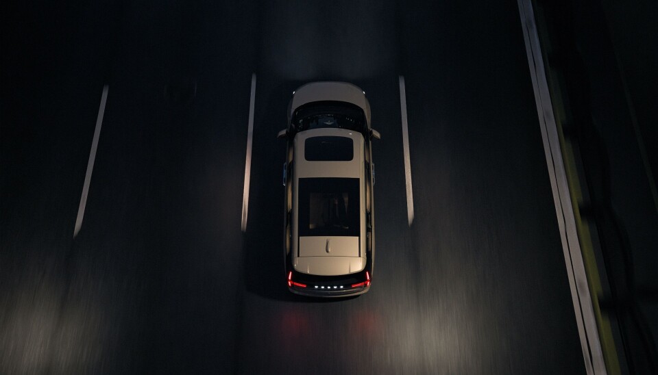 Volvo EM90 teaser Volvo EM90 teaser