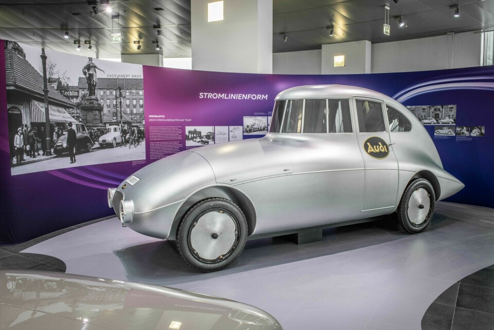 From November 18, 2023, to June 9, 2024, Audi Tradition will take all those interested in technology on a journey through the history of aerodynamics and show the beginnings of aerodynamic concepts in automotive engineering up to 1945 in the Windschnittig exhibition at the Audi museum mobile. Pictured here: the Audi Type C Jaray.