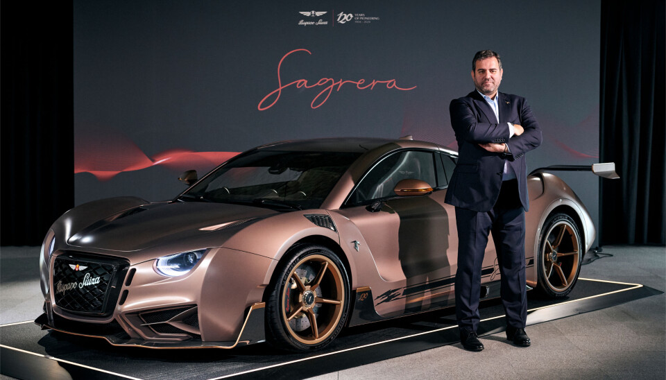 Sergio Martinez Campos (CEO) med jubileumsutgaven Hispano Suiza Carmen Sagrera