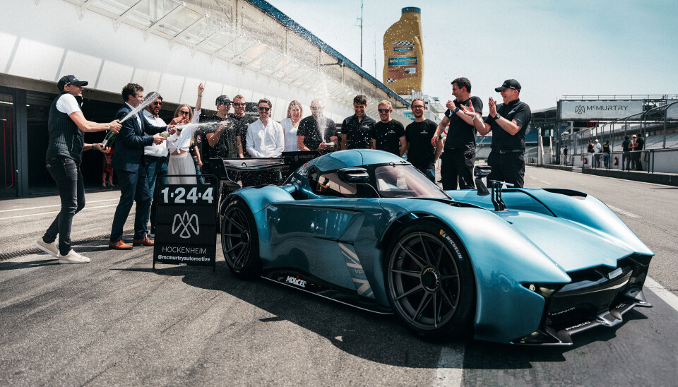 McMurtry Speirling setter rekord på Hockenheim
