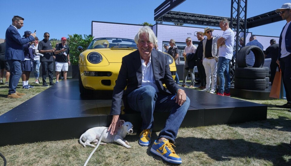 Porsche 911 Speedster med Luca Trazzi og hunden Otto