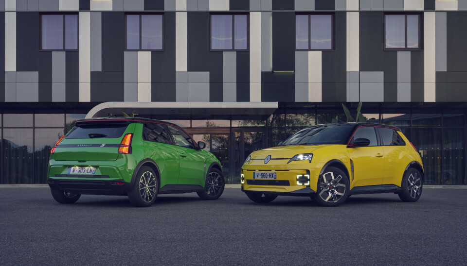 KOMMER: Renault 5 E-Tech er selvsagt på plass.