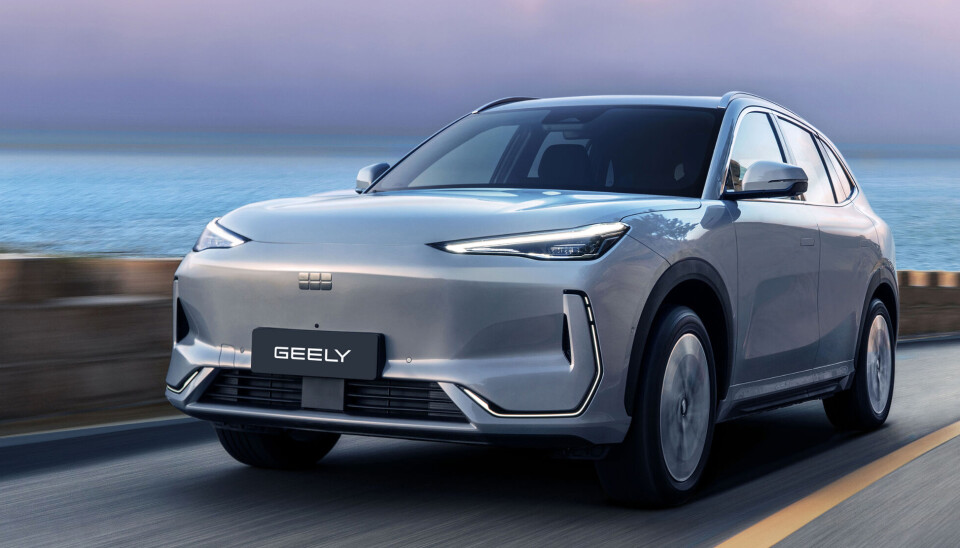 Geely EX5 ventes til Norge utpå våren.