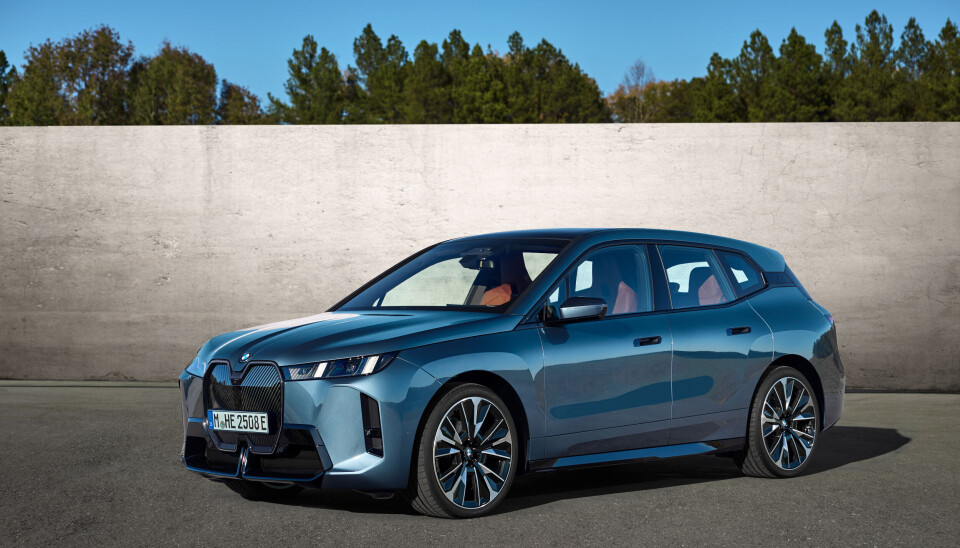 Nye BMW iX med M Sport-pakken.