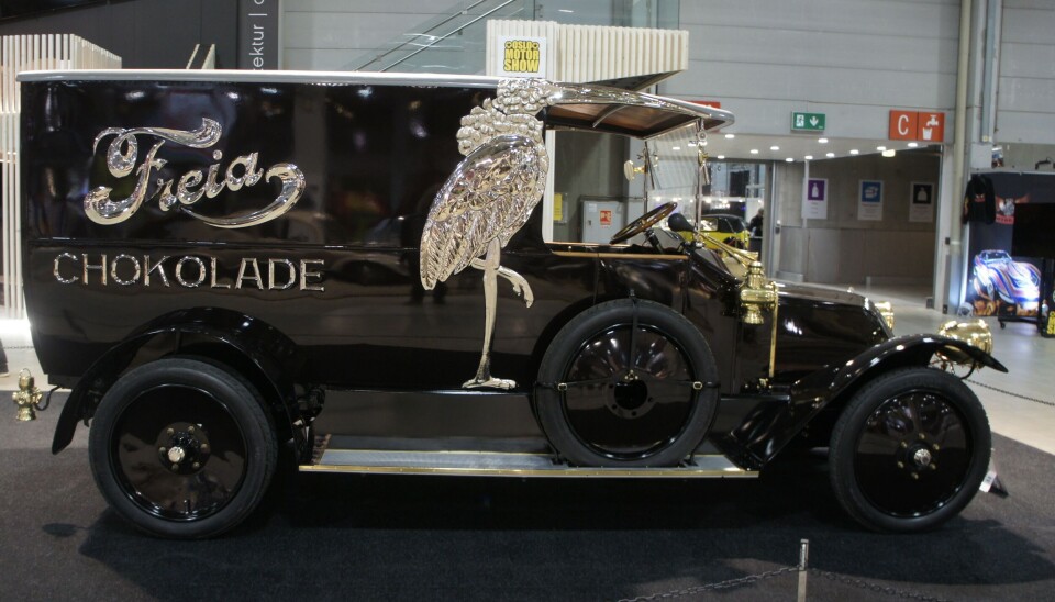 Freiabilen utstilt på Oslo Motor Show.