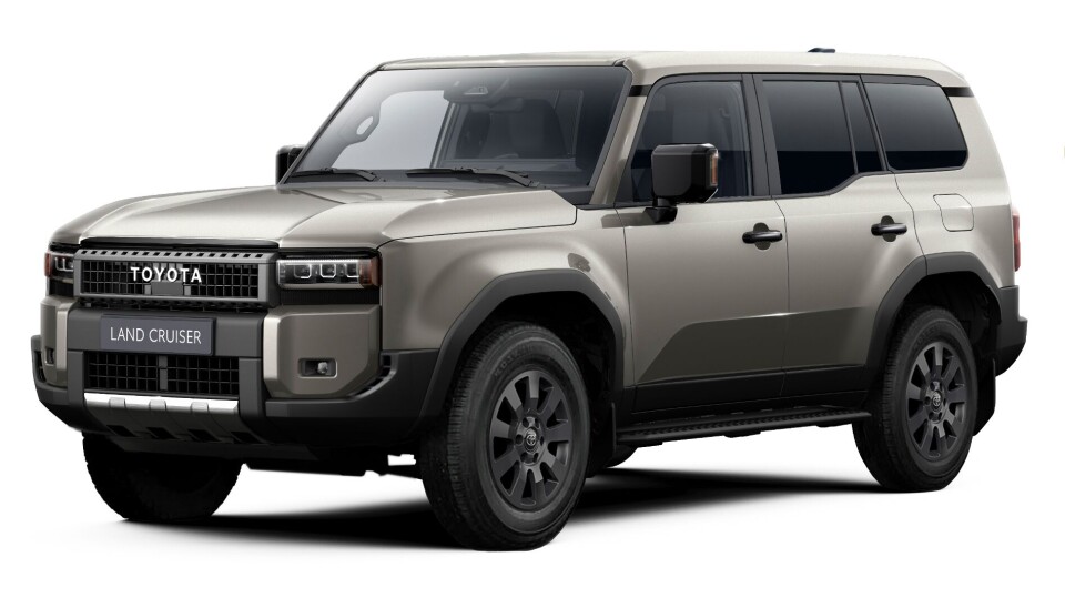 Nye Toyota Land Cruiser varebil er typegodkjent som klasse N1. Kan ikke bygges om til personbil.