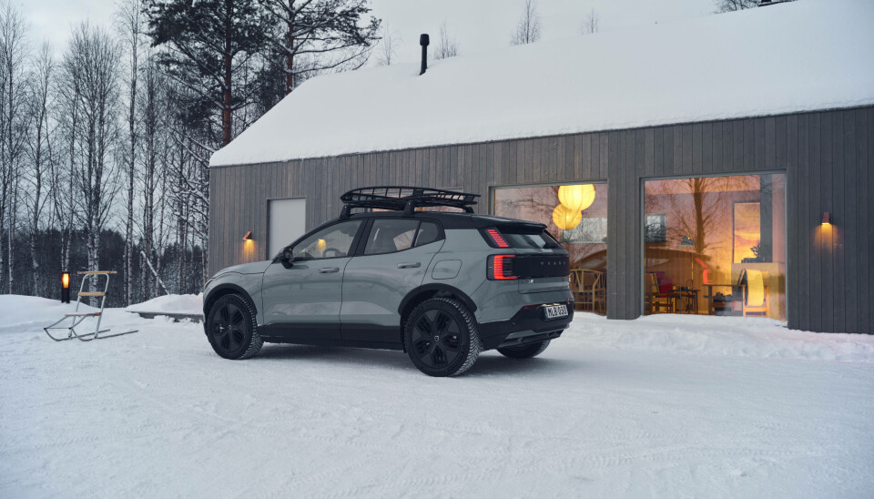 Volvo EX30 Cross Country i sitt rette element.